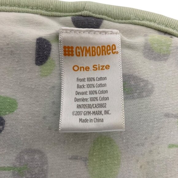 Gymboree Knit Baby Blanket Reversible Mint Green Stripe Polar Bear Trees 2017 - Picture 4 of 7